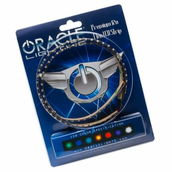 Oracle Light 15 Length Blue LED Strip Waterproof 50000 Hour Lifespan Use On Engine Bay Footwells 3805-002